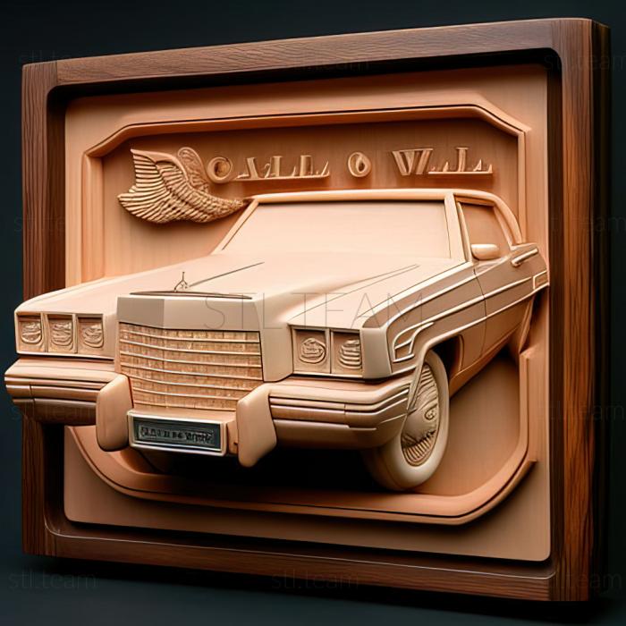 3D модель Cadillac Deville 1977 1984 р.в (STL)